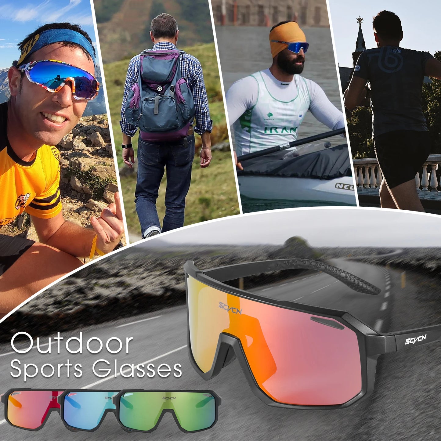 SCVCN Sport-Fahrradbrille
