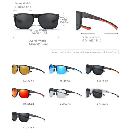 KDEAM™ Polarisierte Sports Sonnenbrille – Hebe deine Sicht auf das nächste Level!