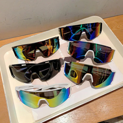 Übergroße Vintage Sportbrille – Unisex Winddicht